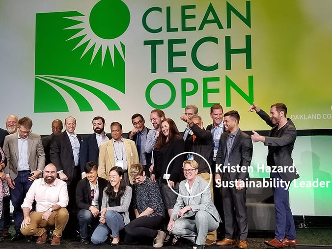 Winners of the Cleantech Open Regional Awards in October 2018